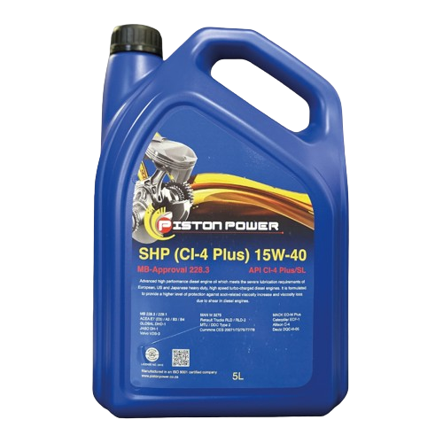 Piston Power SHP (CI-4 Plus) 15W-40 CI-4+/SL; 5l